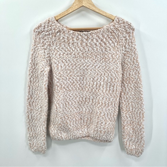 BUFFALO by DAVID BITTON Woman's Cream & White Chunky Crewneck Sweater Size S - Picture 1 of 11